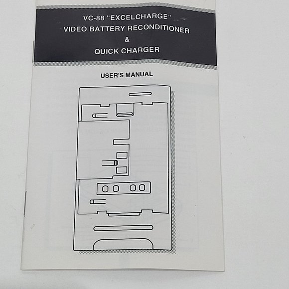 Solidex VC-88 Video Battery Reconditioner & Quick Charger VHS-c Compatible - Picture 12 of 16